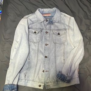 Distressed Jean Denim Jacket | Size XL | Never Worn
